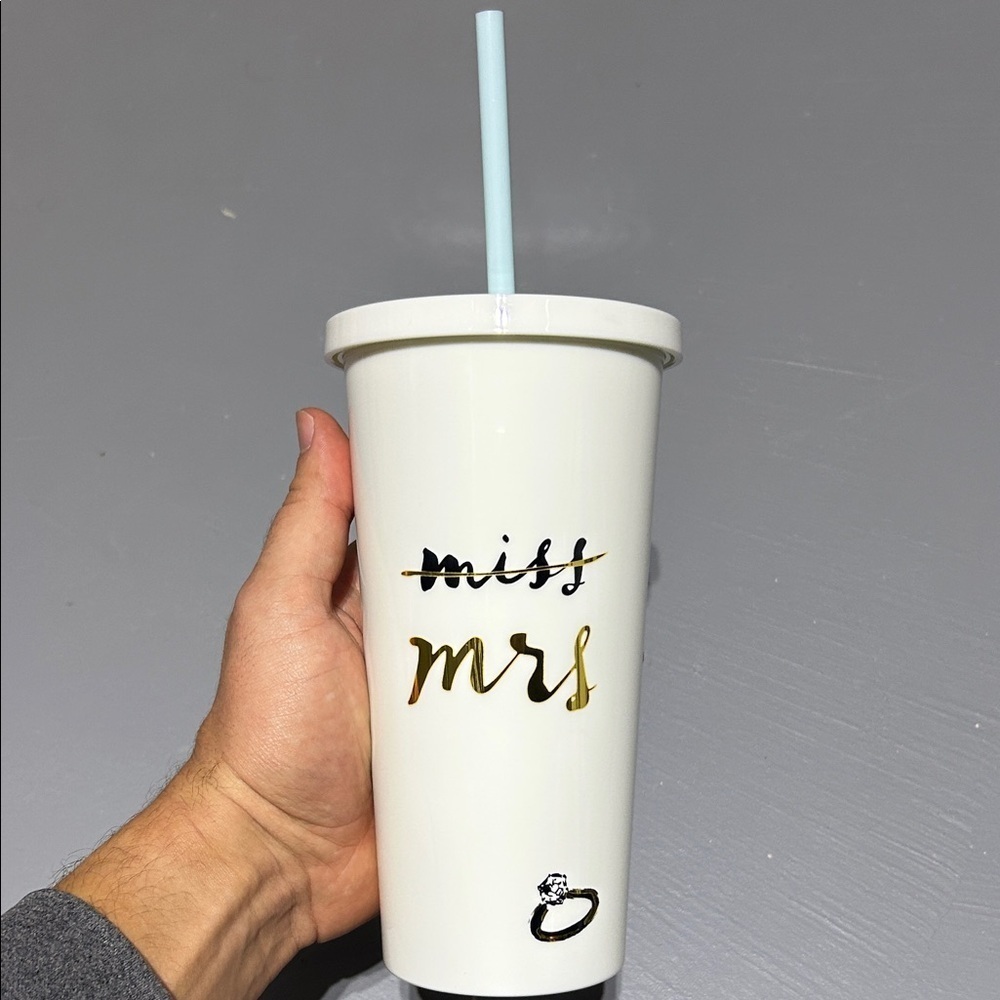 Kate Spade Mrs. Wedding 20 oz Tumbler